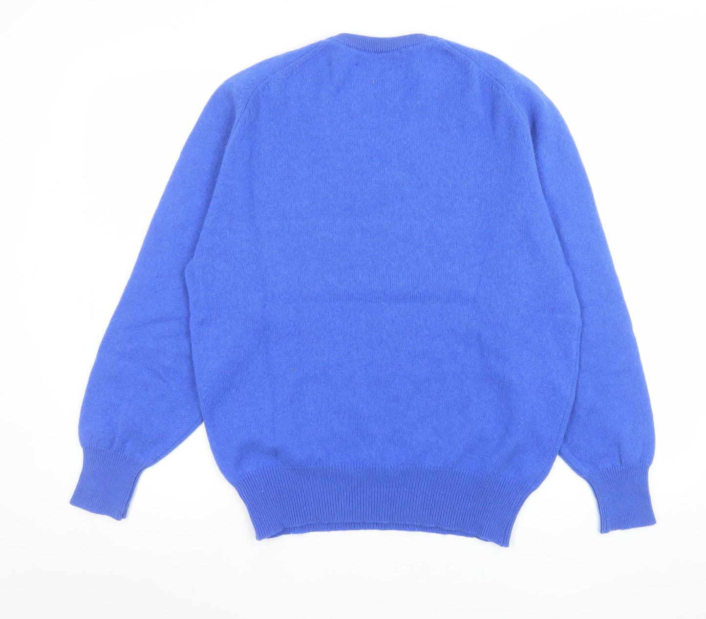 Mens UK Size L Lyle & Scott Blue Pullover Jumper