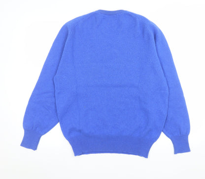 Mens UK Size L Lyle & Scott Blue Pullover Jumper