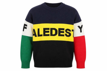 Mens UK Size XS Cooperative Multicoloured Pullover Jumper
