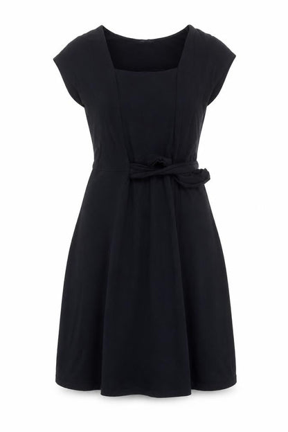 Womens UK Size M Lands' End Fit & Flare Dress