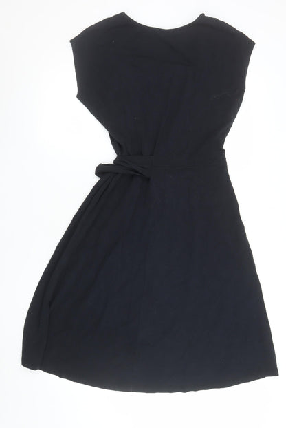 Womens UK Size M Lands' End Fit & Flare Dress