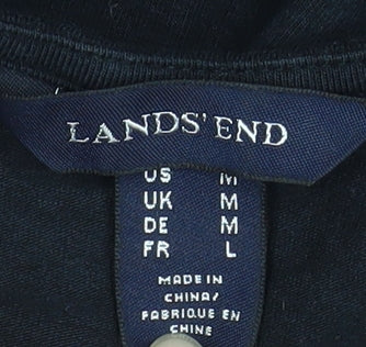 Womens UK Size M Lands' End Fit & Flare Dress