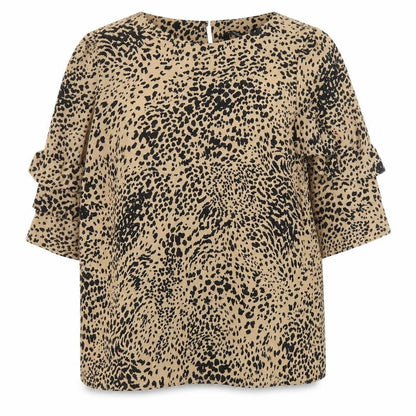 Womens UK Size 14 Dunnes Stores Beige Tunic Blouse