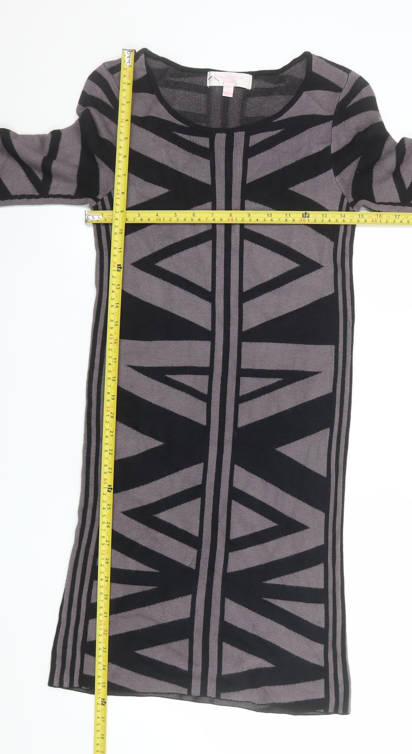 Womens UK Size 10 Gharani Strok Bodycon Dress