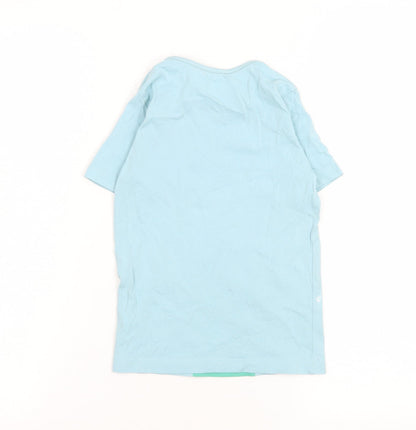 Girls UK Size 5-6 Years George Blue Basic T-Shirt