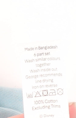 Girls UK Size 5-6 Years George Blue Basic T-Shirt