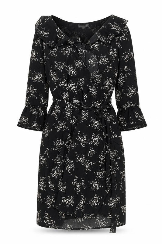 Womens UK Size 12 Smashed Lemon Wrap Dress