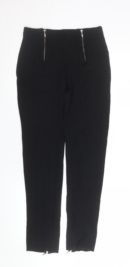 Womens UK Size 10 Maloka Slim Fit Casual Travel Workwear Black Trousers