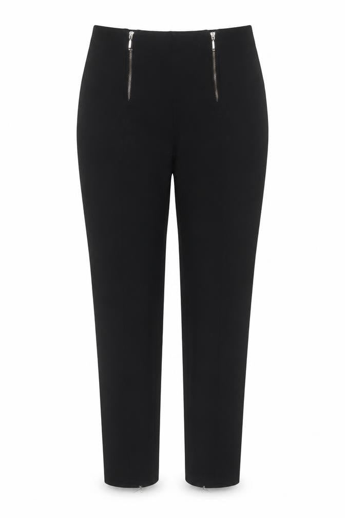 Womens UK Size 10 Maloka Slim Fit Casual Travel Workwear Black Trousers
