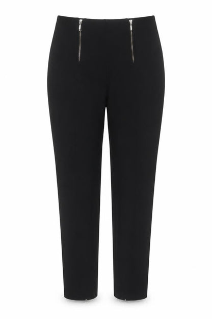 Womens UK Size 10 Maloka Slim Fit Casual Travel Workwear Black Trousers