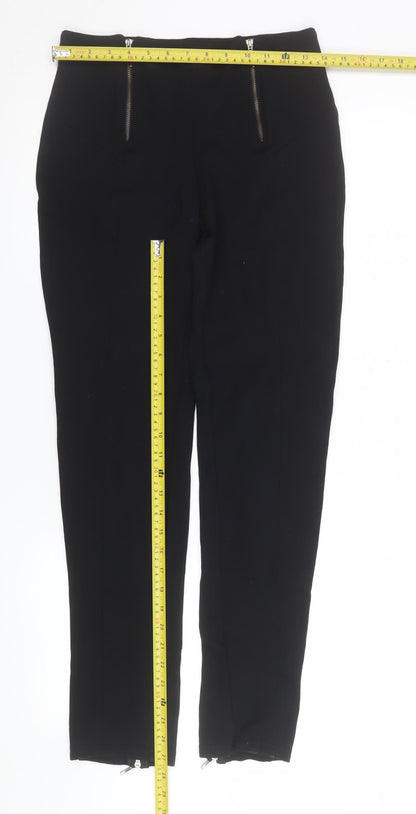 Womens UK Size 10 Maloka Slim Fit Casual Travel Workwear Black Trousers