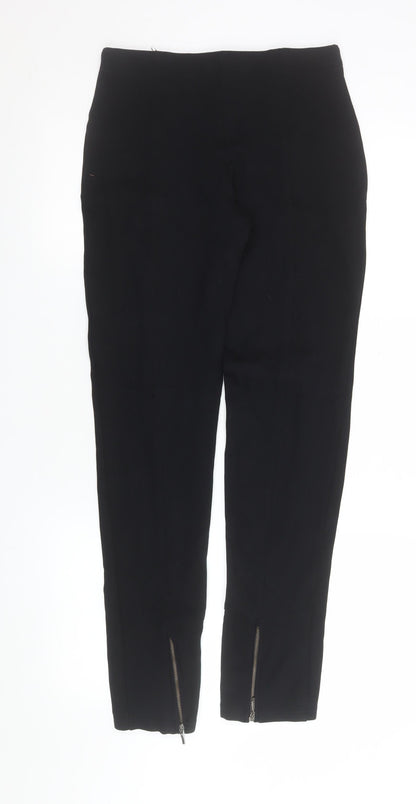 Womens UK Size 10 Maloka Slim Fit Casual Travel Workwear Black Trousers