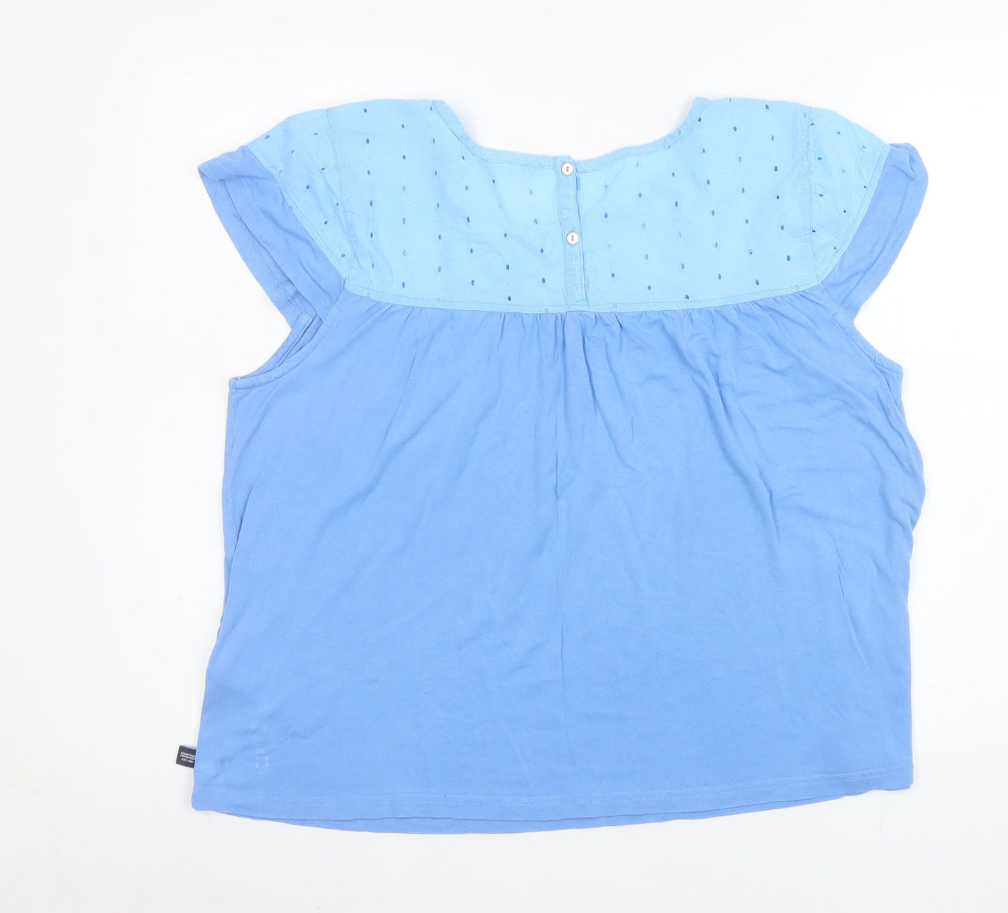 Womens UK Size 16 Regatta Blue Tunic Blouse