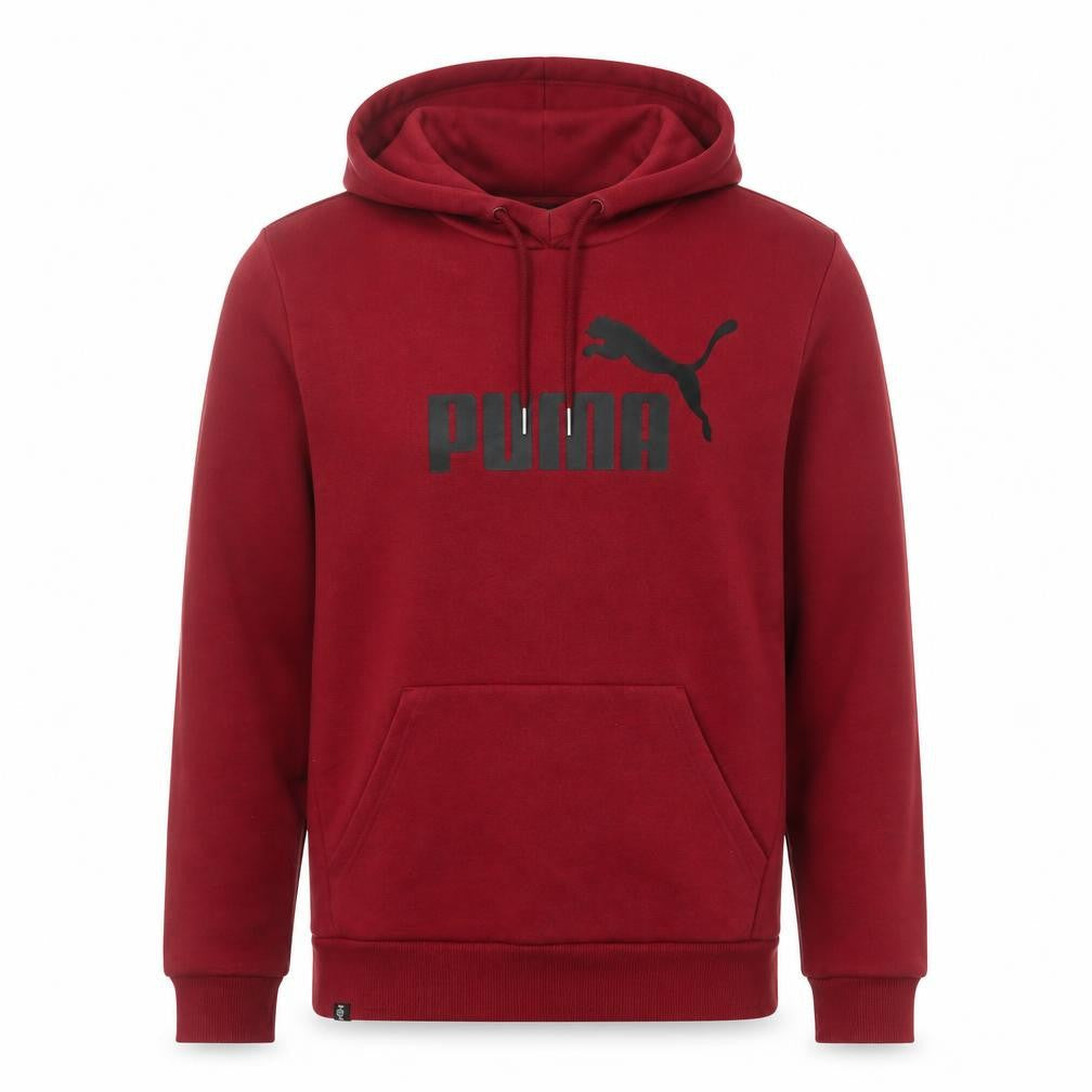 Mens UK Size M PUMA Red Pullover Hoodie