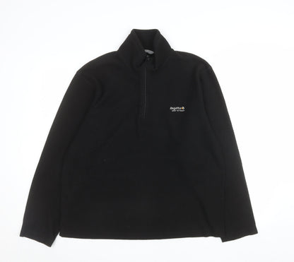 Mens UK Size M Regatta Black Pullover Sweatshirt