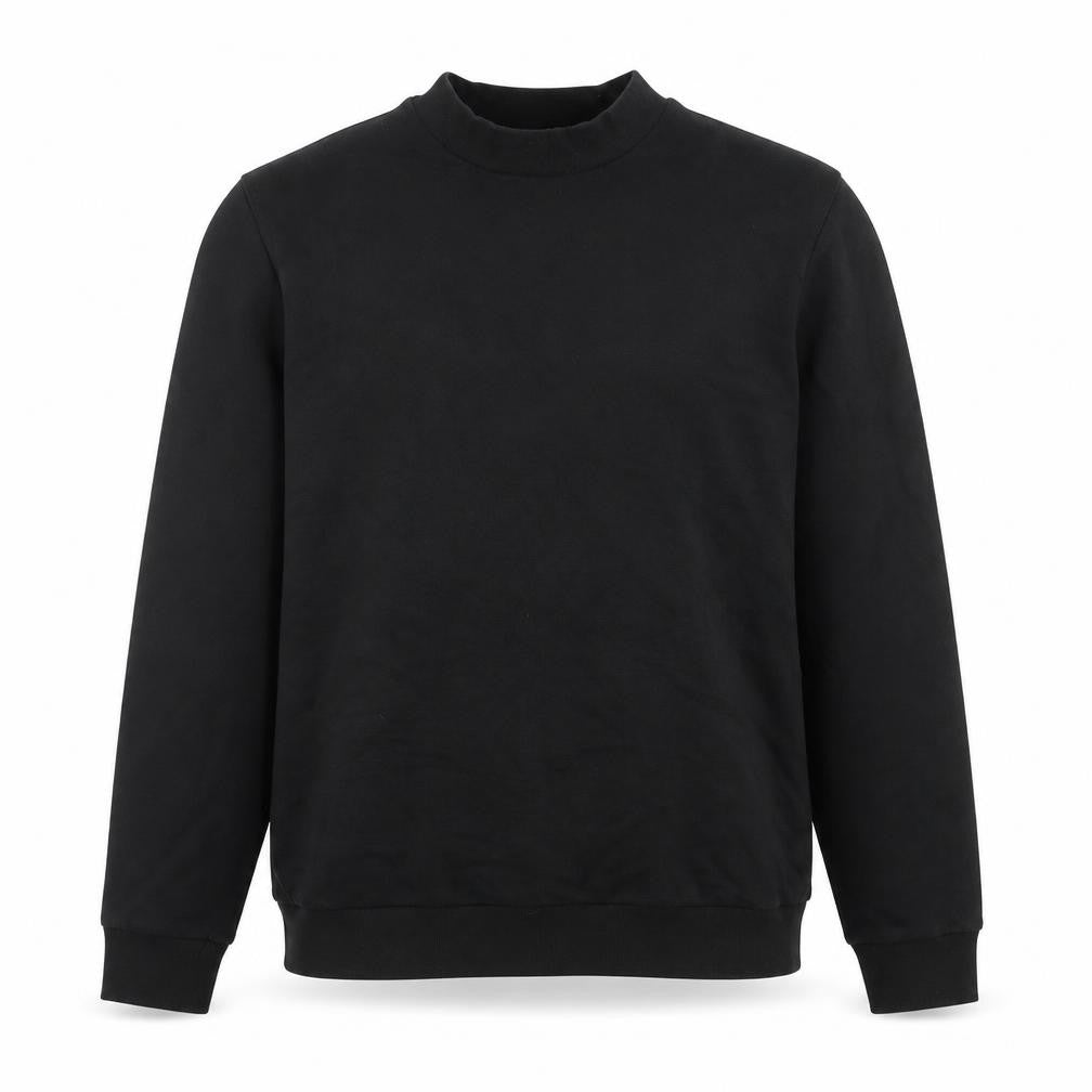Mens UK Size L COS Black Pullover Sweatshirt