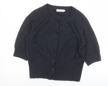 Womens UK Size M Jackpot Black Cardigan Jumper