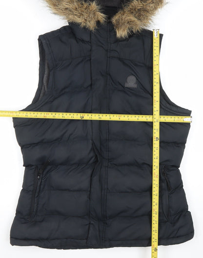 Womens UK Size 10 TOG24 Black Puffer Jacket