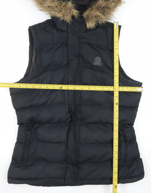 Womens UK Size 10 TOG24 Black Puffer Jacket