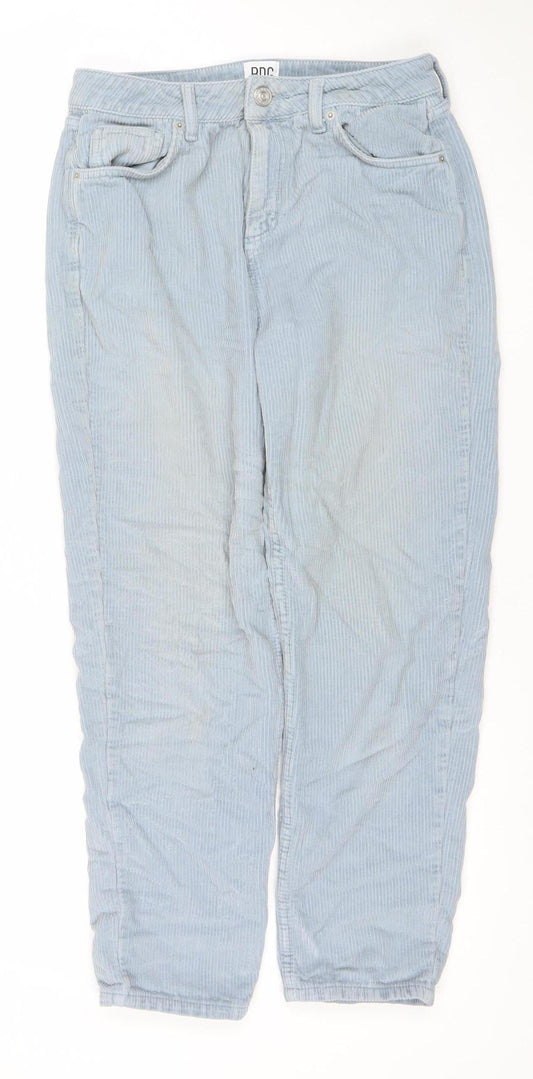 Womens UK Size 12 BDG Relaxed Fit Casual Travel Blue Trousers