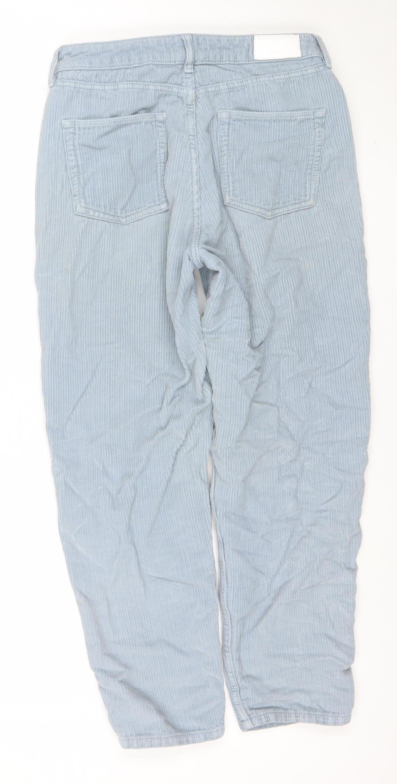 Womens UK Size 12 BDG Relaxed Fit Casual Travel Blue Trousers