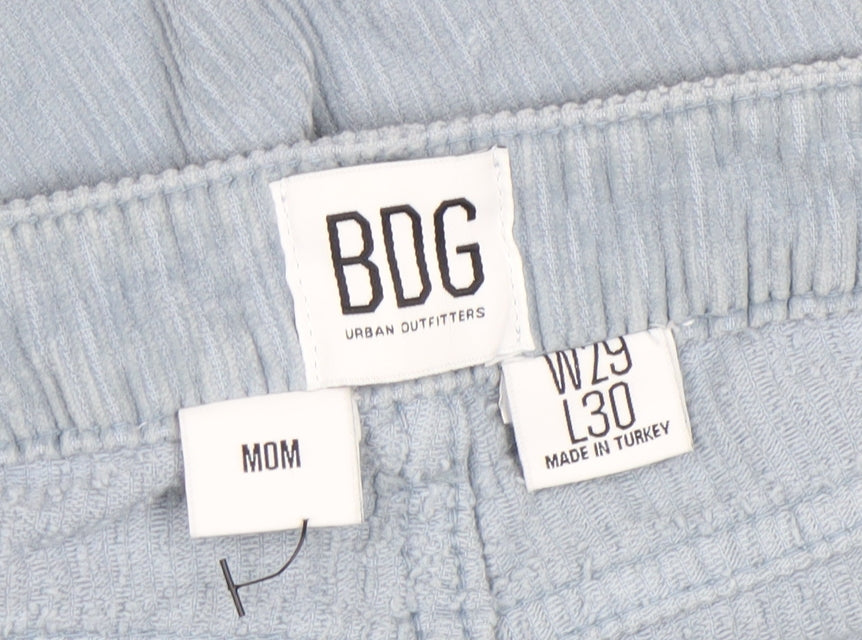 Womens UK Size 12 BDG Relaxed Fit Casual Travel Blue Trousers