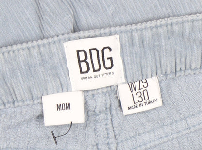 Womens UK Size 12 BDG Relaxed Fit Casual Travel Blue Trousers