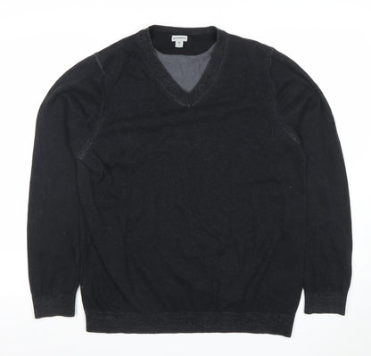 Mens UK Size M Ashworth Black Pullover Jumper