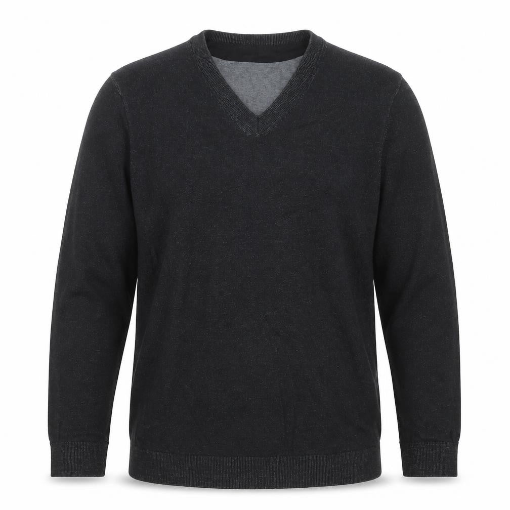 Mens UK Size M Ashworth Black Pullover Jumper