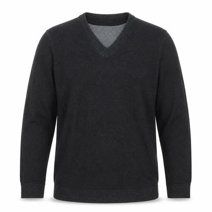 Mens UK Size M Ashworth Black Pullover Jumper