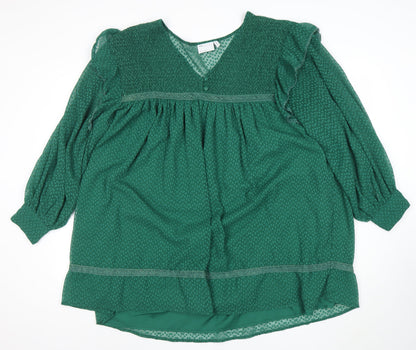 Womens UK Size 16 ASOS Design Smocked Fit & Flare Dress
