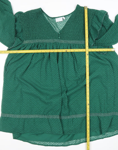 Womens UK Size 16 ASOS Design Smocked Fit & Flare Dress