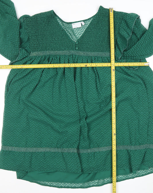 Womens UK Size 16 ASOS Design Smocked Fit & Flare Dress