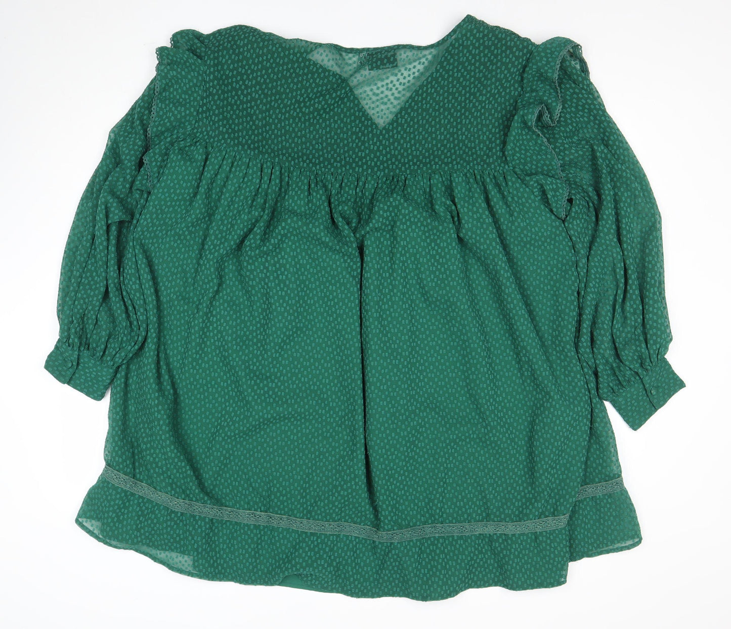 Womens UK Size 16 ASOS Design Smocked Fit & Flare Dress