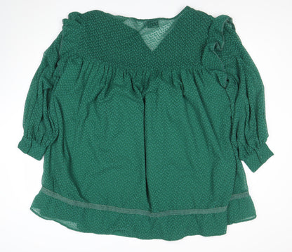 Womens UK Size 16 ASOS Design Smocked Fit & Flare Dress