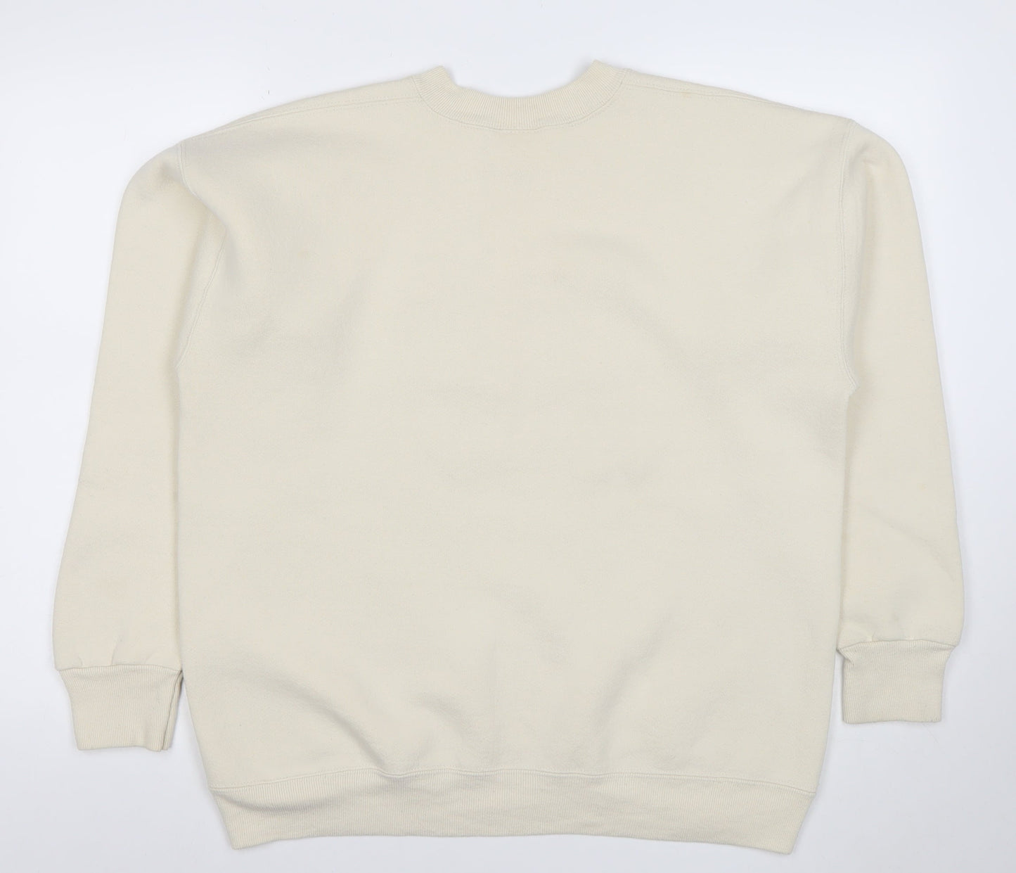 Mens UK Size XL Lee Beige Pullover Sweatshirt