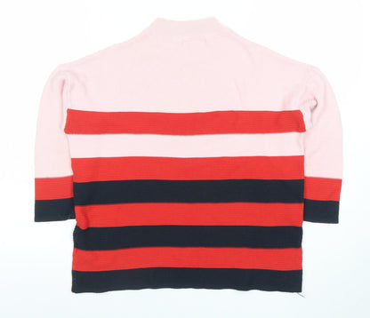 Womens UK Size S Bonuna Multicoloured Pullover Jumper