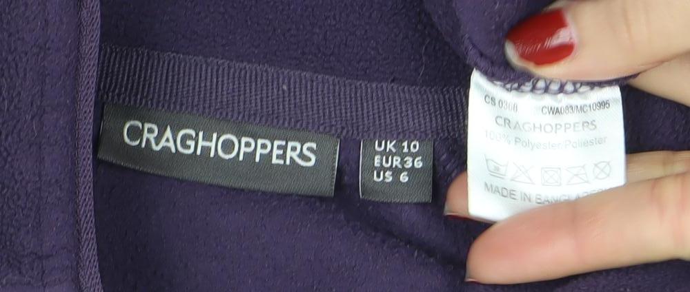Womens UK Size 10 Craghoppers Purple Basic Jacket