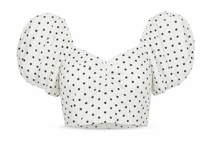 Womens UK Size 14 Savida White Cropped Blouse