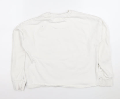 Disney Girls White Lilo & Stitch Pullover Sweatshirt 14 Years