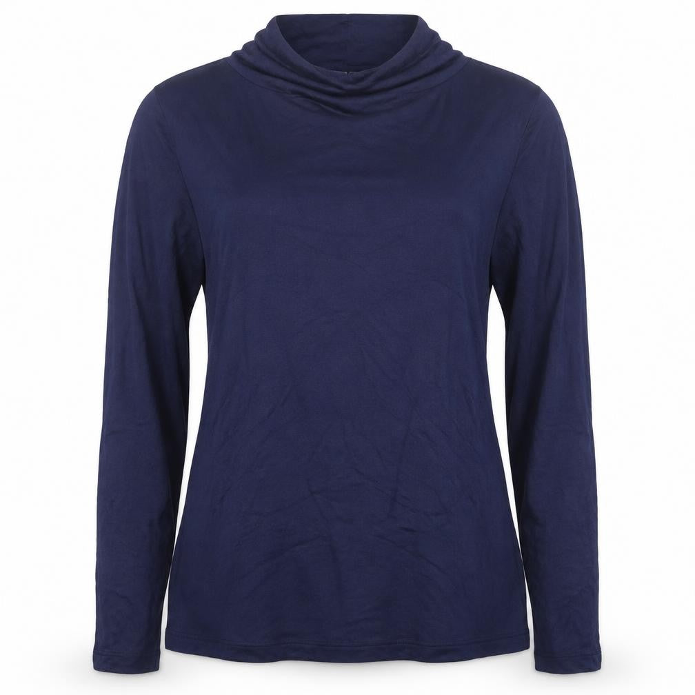 Womens UK Size 16 Jaeger Blue Basic Blouse