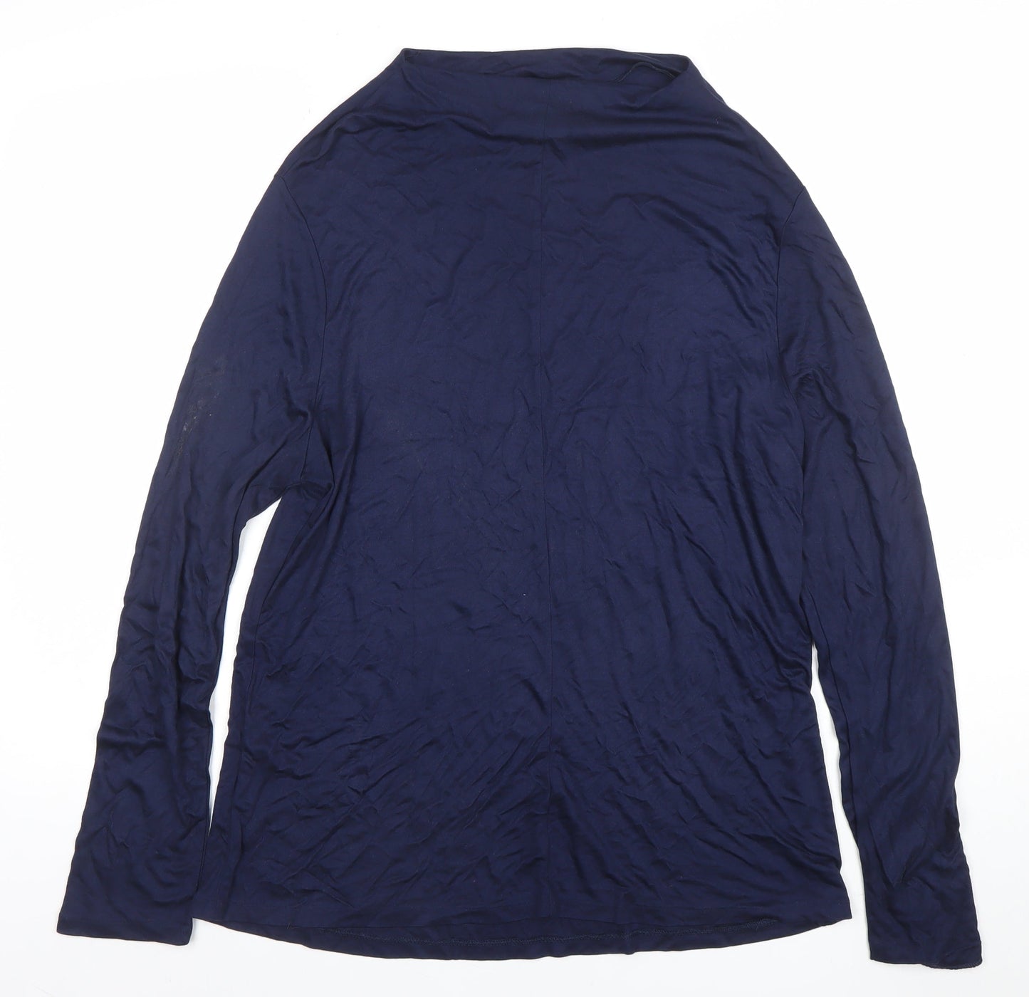 Womens UK Size 16 Jaeger Blue Basic Blouse