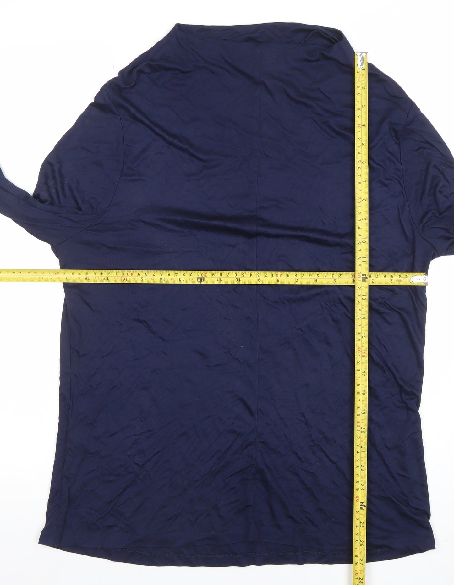 Womens UK Size 16 Jaeger Blue Basic Blouse