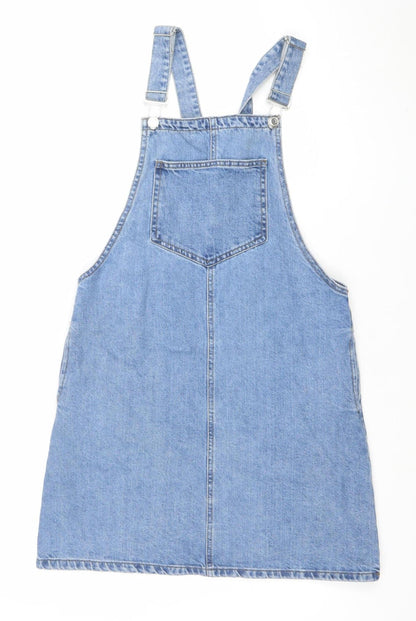Womens UK Size 10 Denim Co. Pinafore/Dungaree Dress