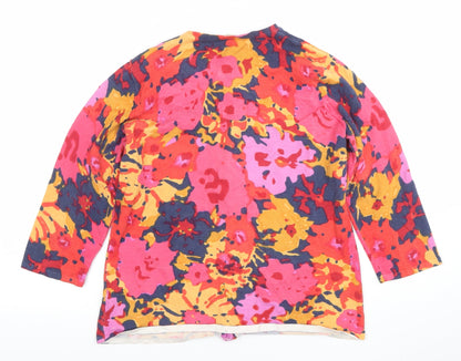 Womens UK Size L Susan Bristol Multicoloured Basic Button-Up