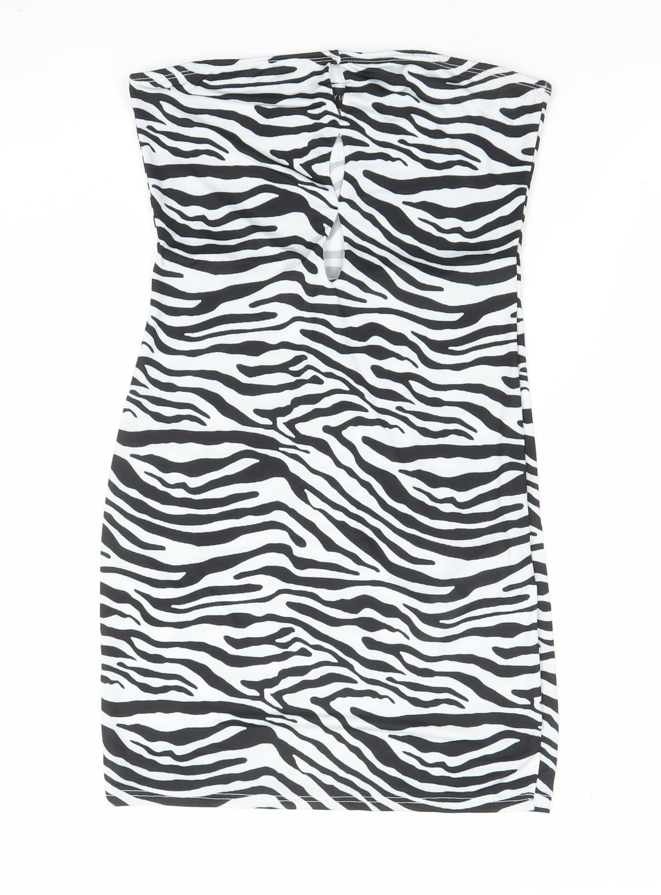 Womens UK Size 8 Pretty Little Thing Bodycon Dress