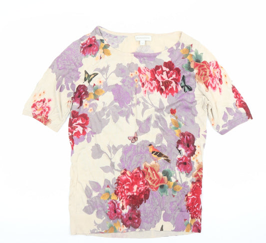 Womens UK Size M Monsoon Multicoloured Basic T-Shirt