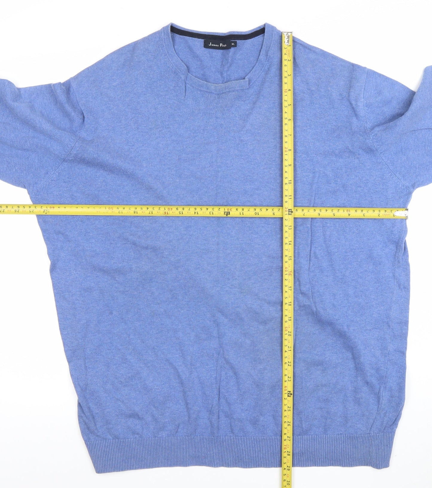 Mens UK Size XL James Pringle Blue Pullover Jumper