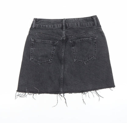 Womens UK Size 8 Topshop Mini Denim Skirt