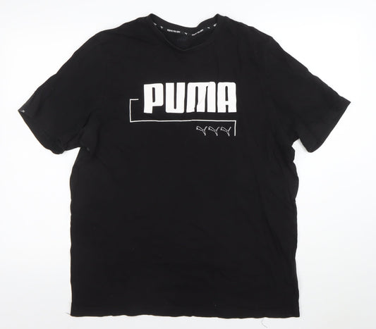 Mens UK Size L PUMA Black  T-Shirt